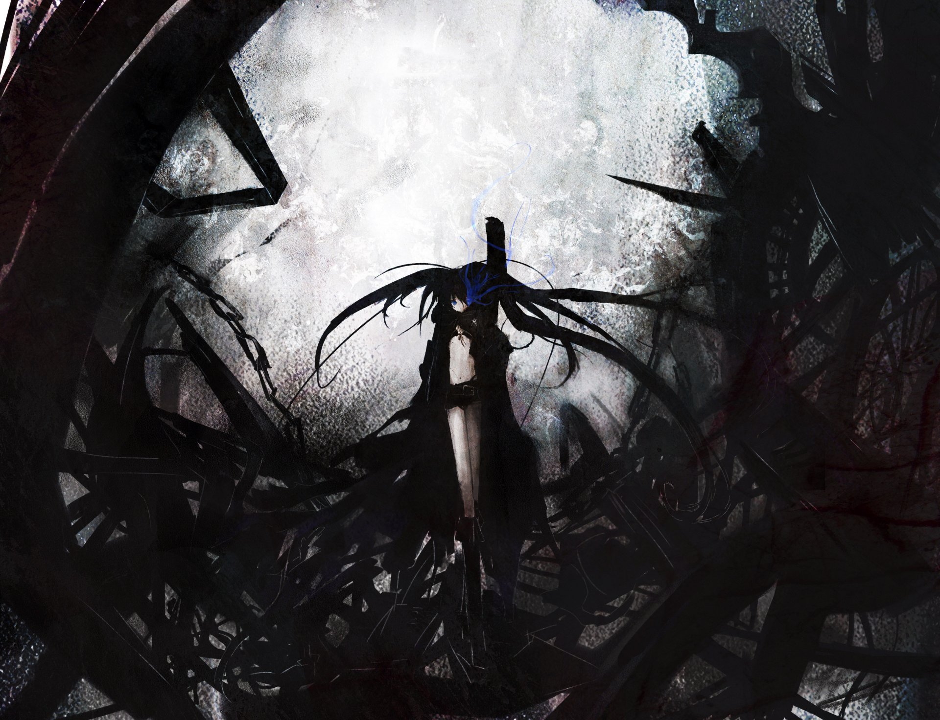 black rock shooter art mysticism