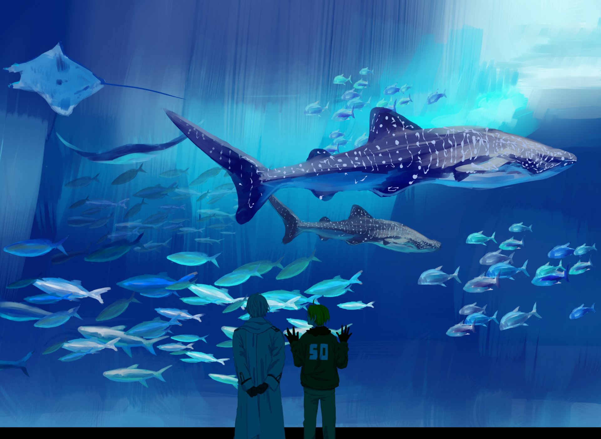 disfraces de superhéroe acuario anime hetalia y el eje grande acuario marino mamíferos raya tiburón observación arte