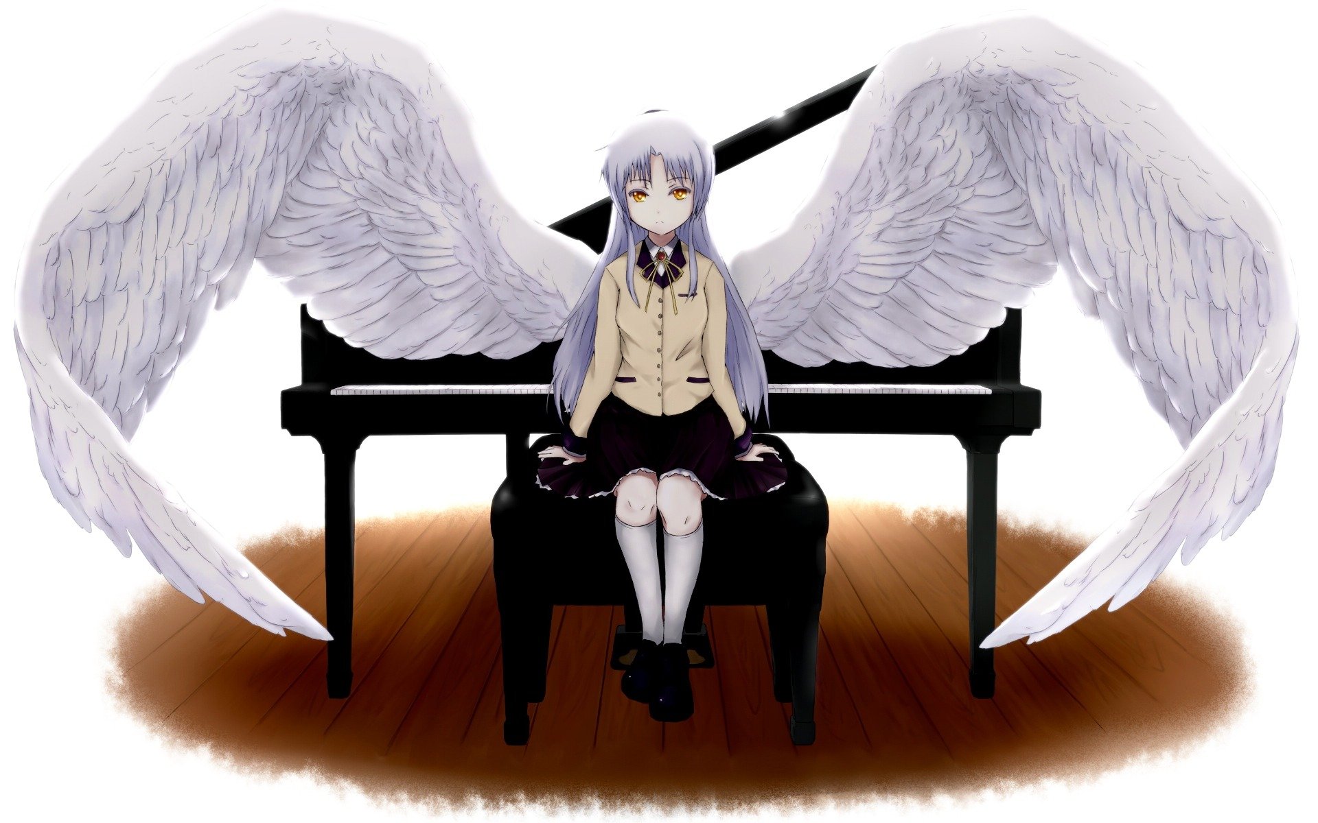 angel beats angel beats piano wing