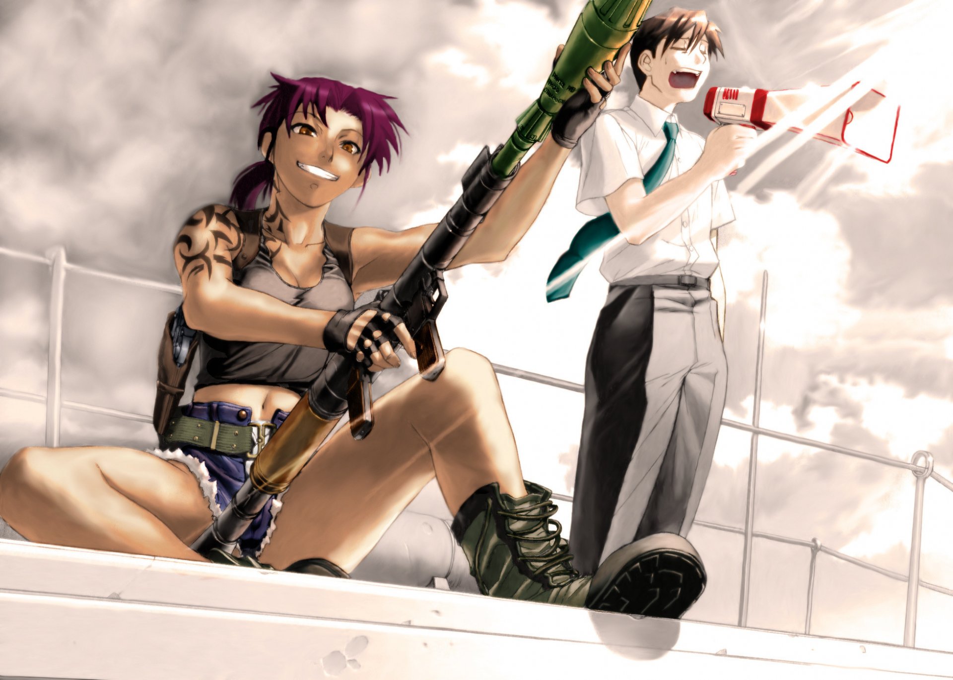 black lagoon pirates of the black lagoon revy rock