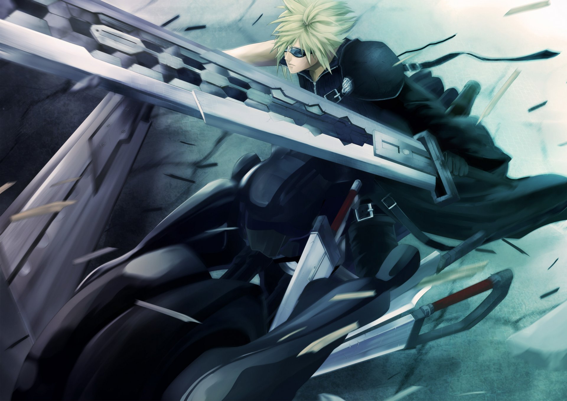 final fantasy 7 enfants de l avent cloud final fantasy anime arme