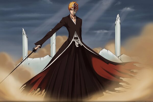 Maskierter Ichigo aus Bleich-Anime