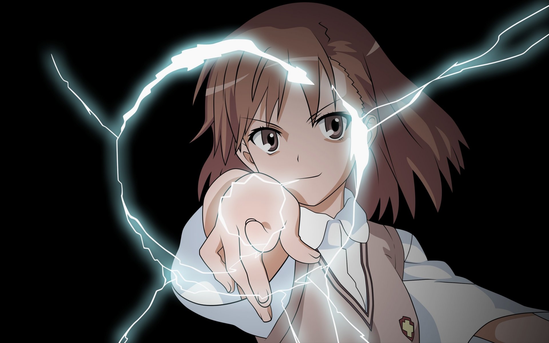 misaka mikoto vidrio relámpago