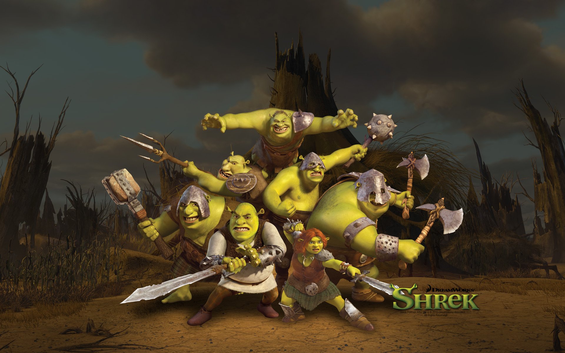 shrek für immer gang schwerter