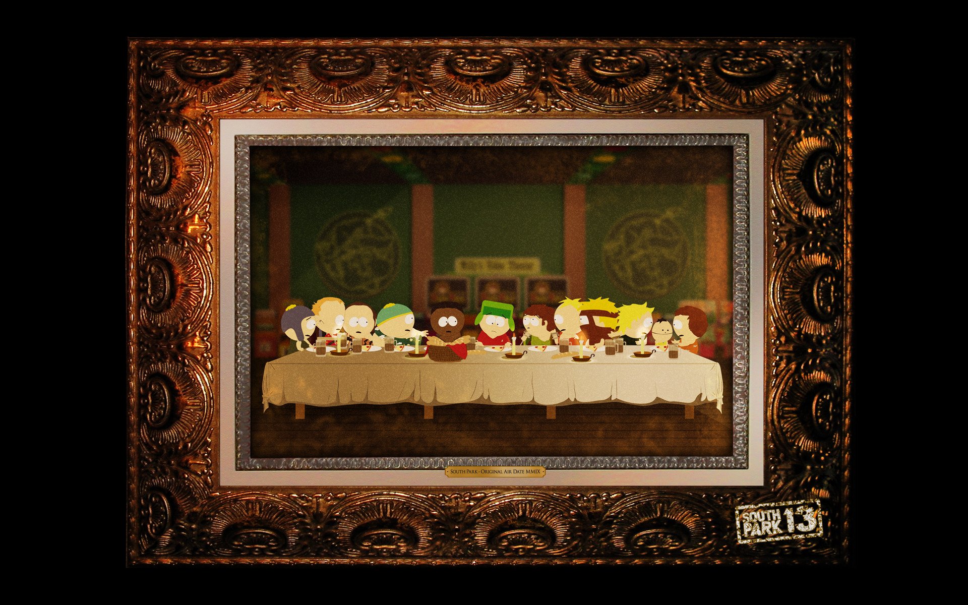 outh park pattern the last supper