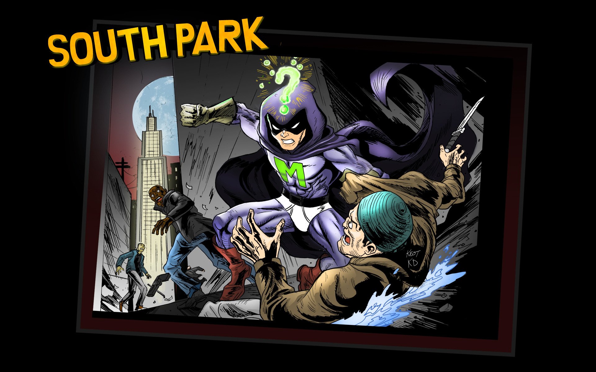 outh park mysterion super hero comic