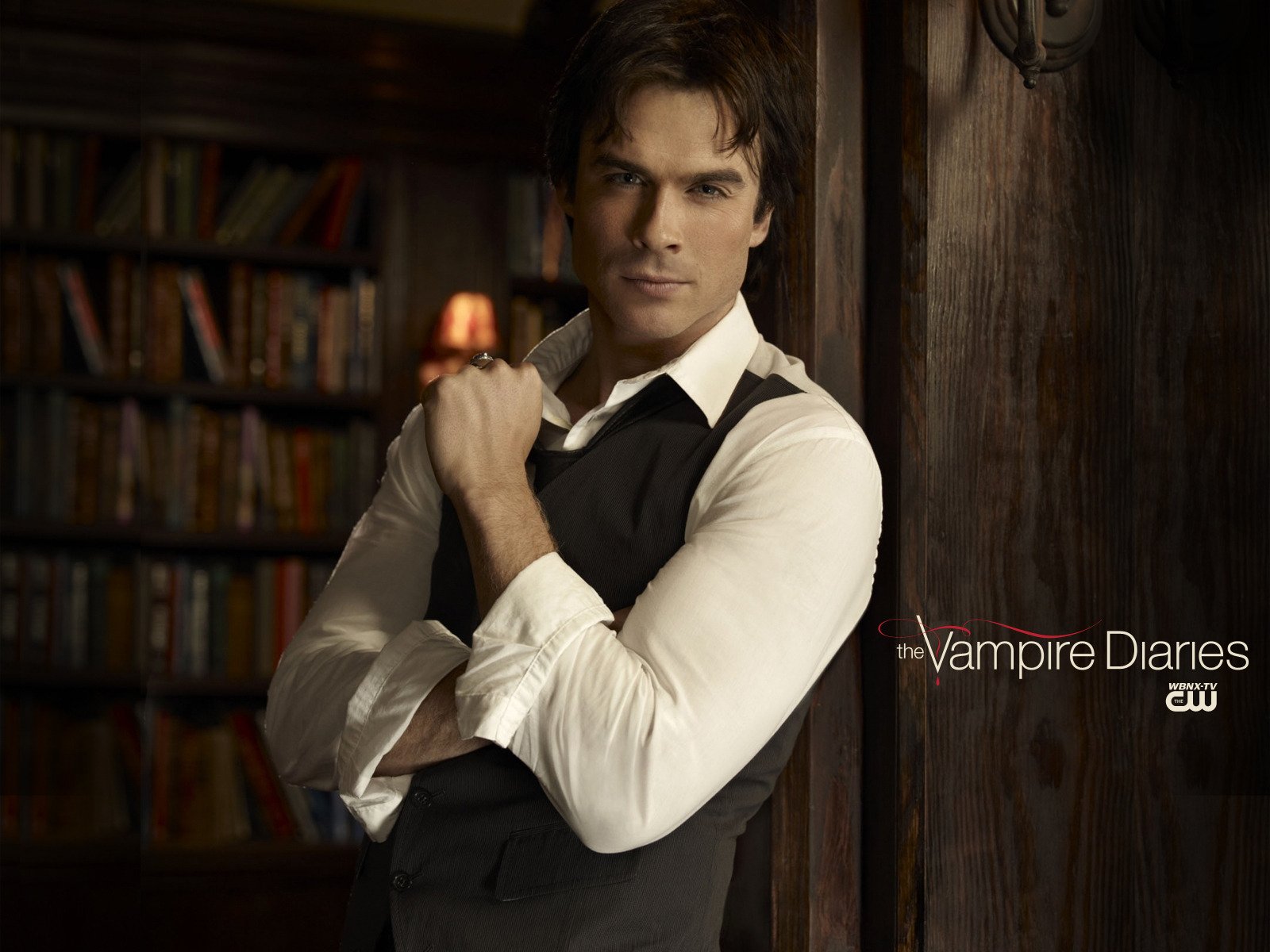 the vampire diaries serie de televisión 2010 damon salvator ian somerhalder