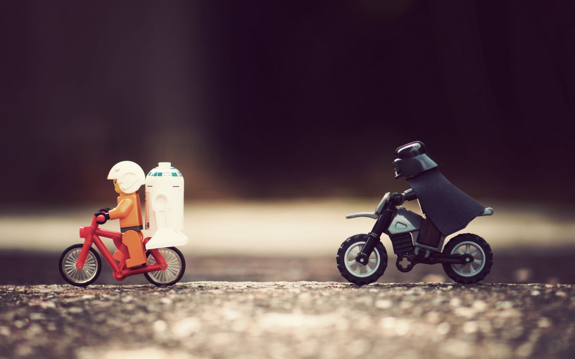 gwiezdne wojny pościg lego lego astronauta darth vader wielki skywalker r2d2