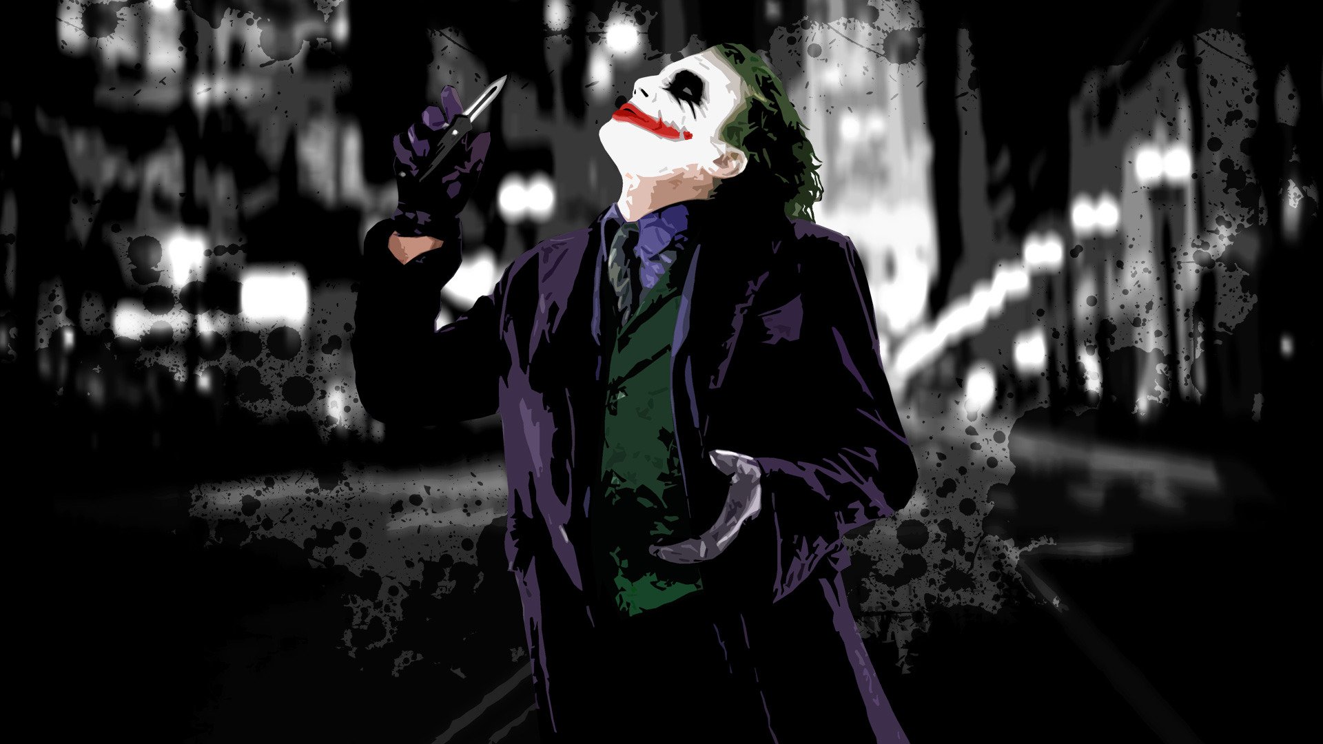 joker maquillaje pintura