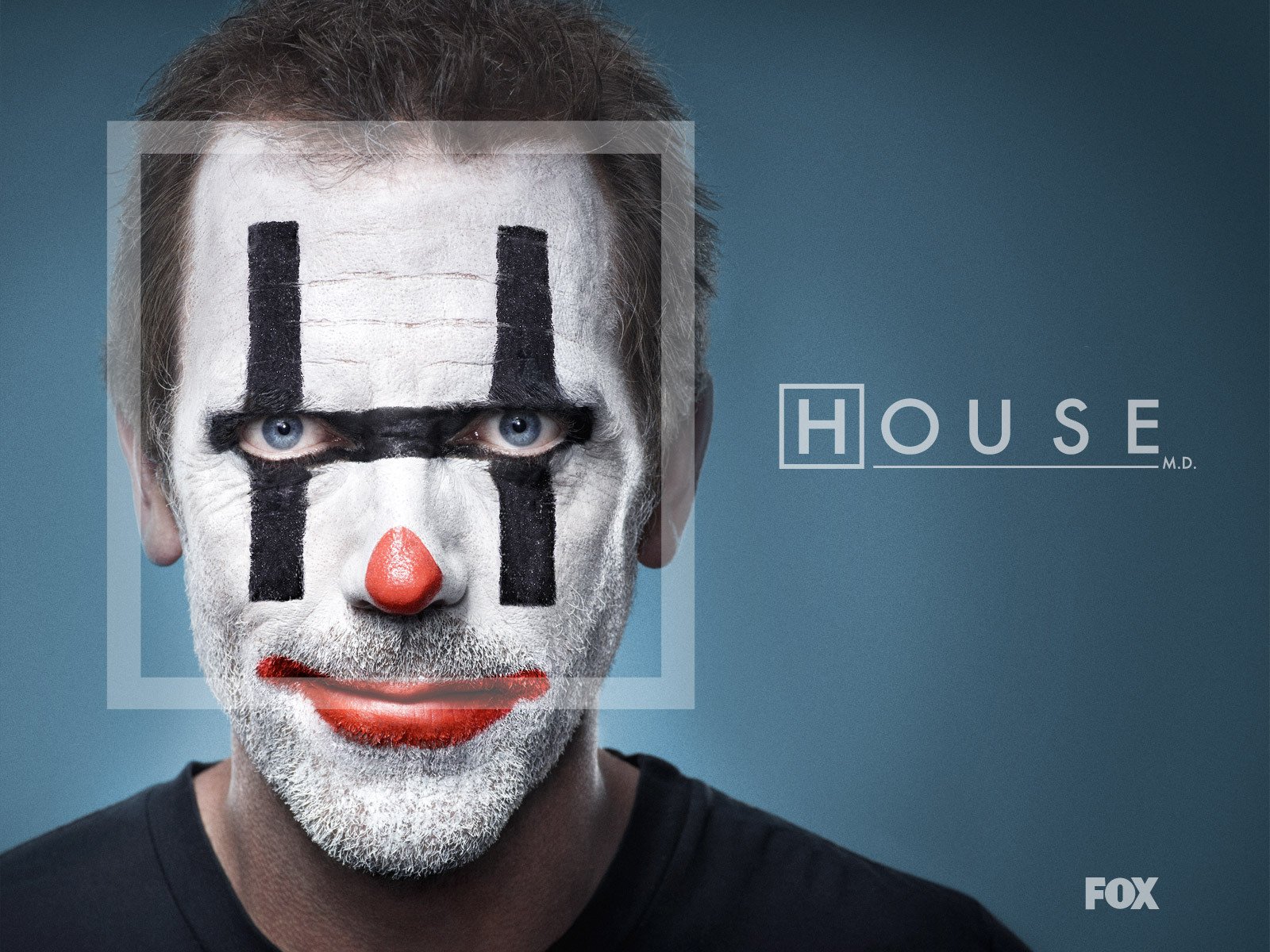 la casa il dottor house il clown hugh laurie