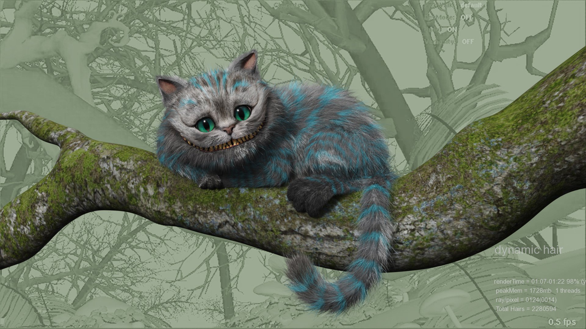 alice cheshire cat in wonderland