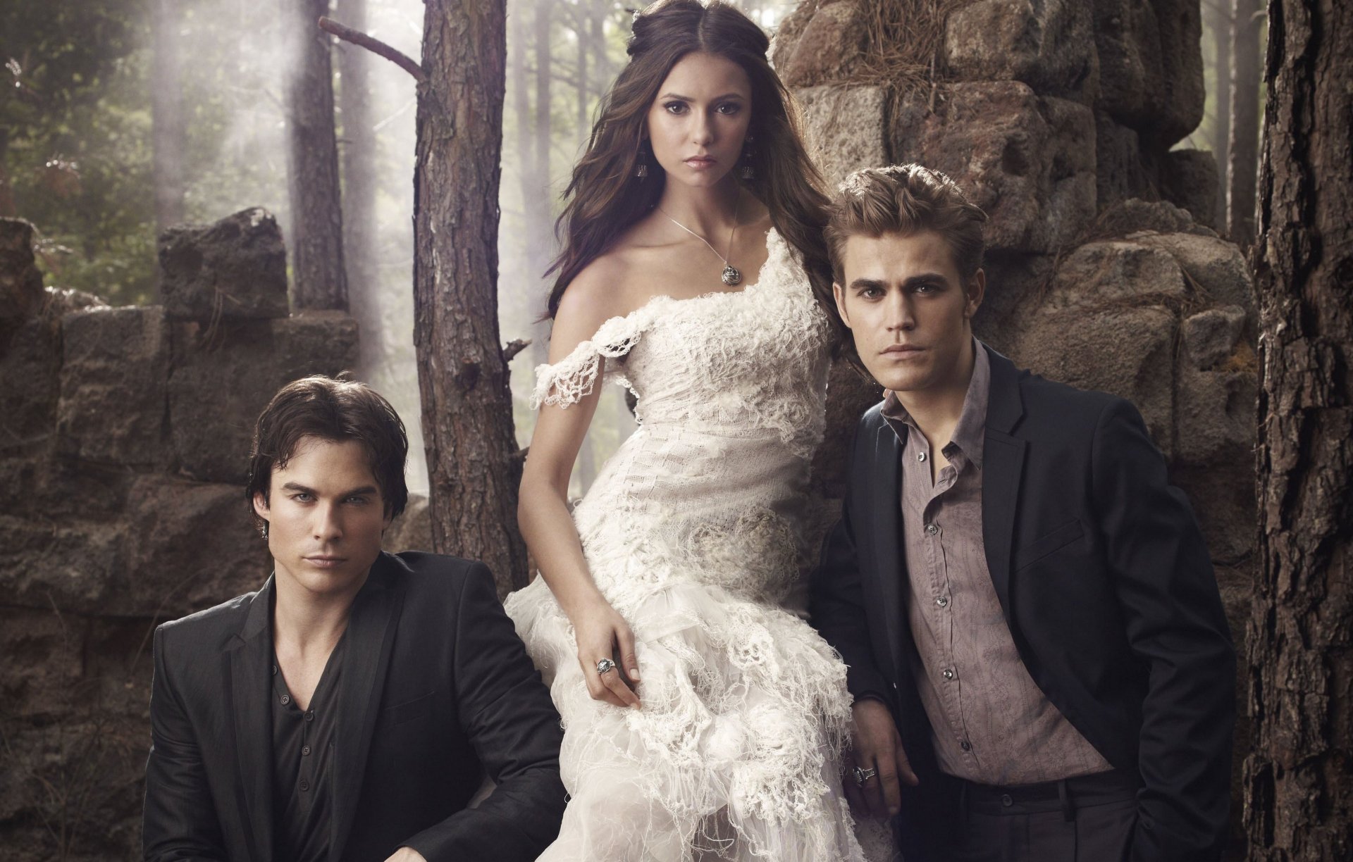 the vampire diaries temporada 2 damon elena stefan