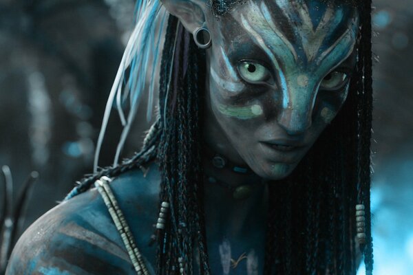 Navi girl from the movie avatar