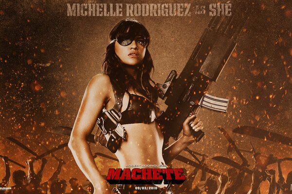 Film con Michelle Rodriguez-machete