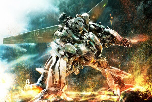 The Transformers Robot War on Earth