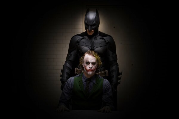 Joker vs Batman is a game of shadow and light