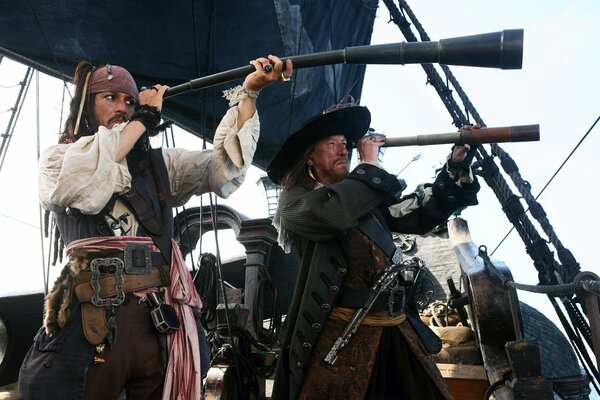 Capitaines dans le film Pirates des Caraïbes