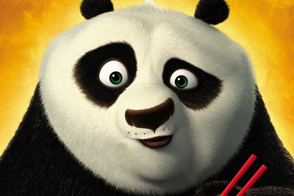 Dessin animé pour enfants kungfu Panda