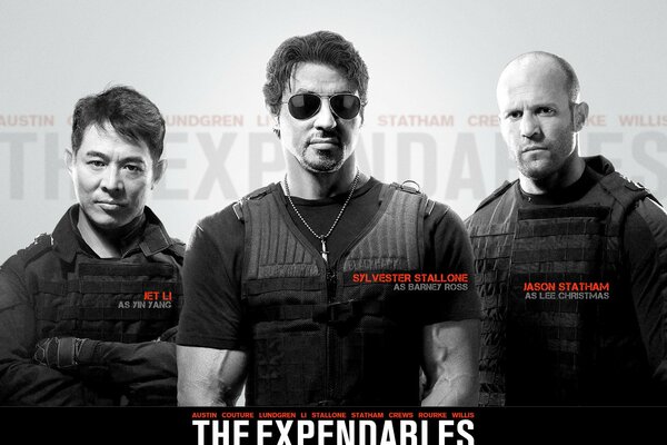 Schauspieler aus dem Film The Expendables