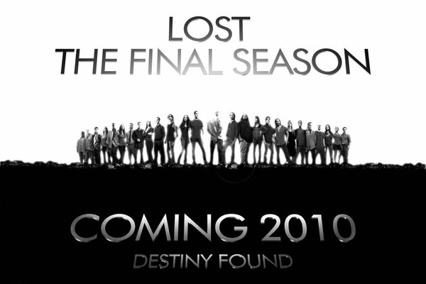 Il poster Dell ultima stagione di Lost