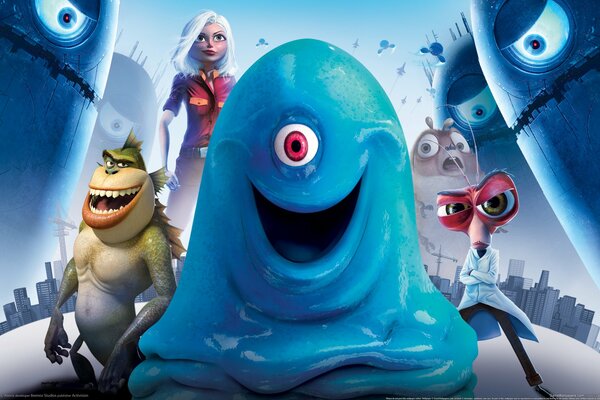 Monsters vs aliens are coming