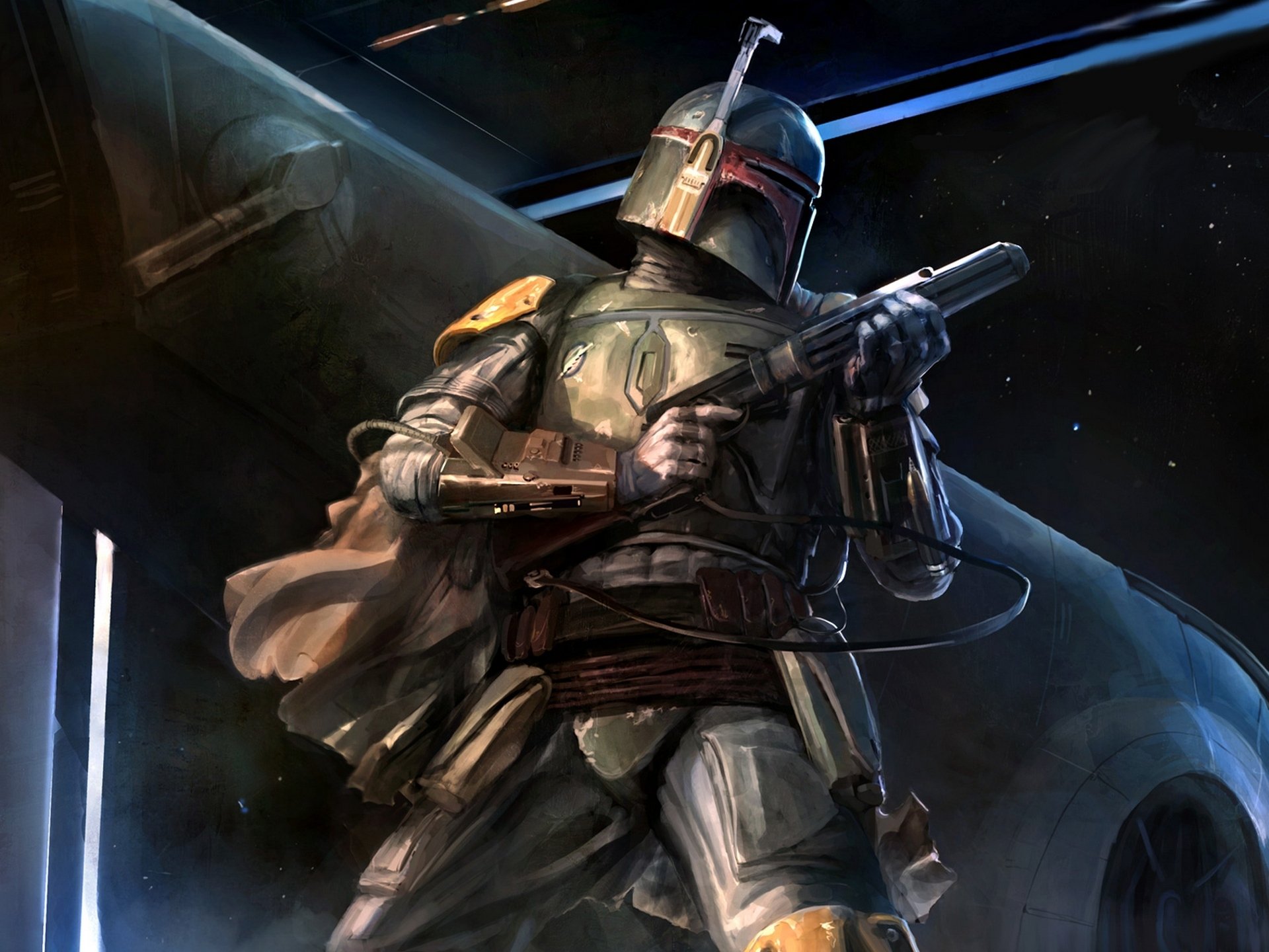 star wars boba fett fantasy art travail