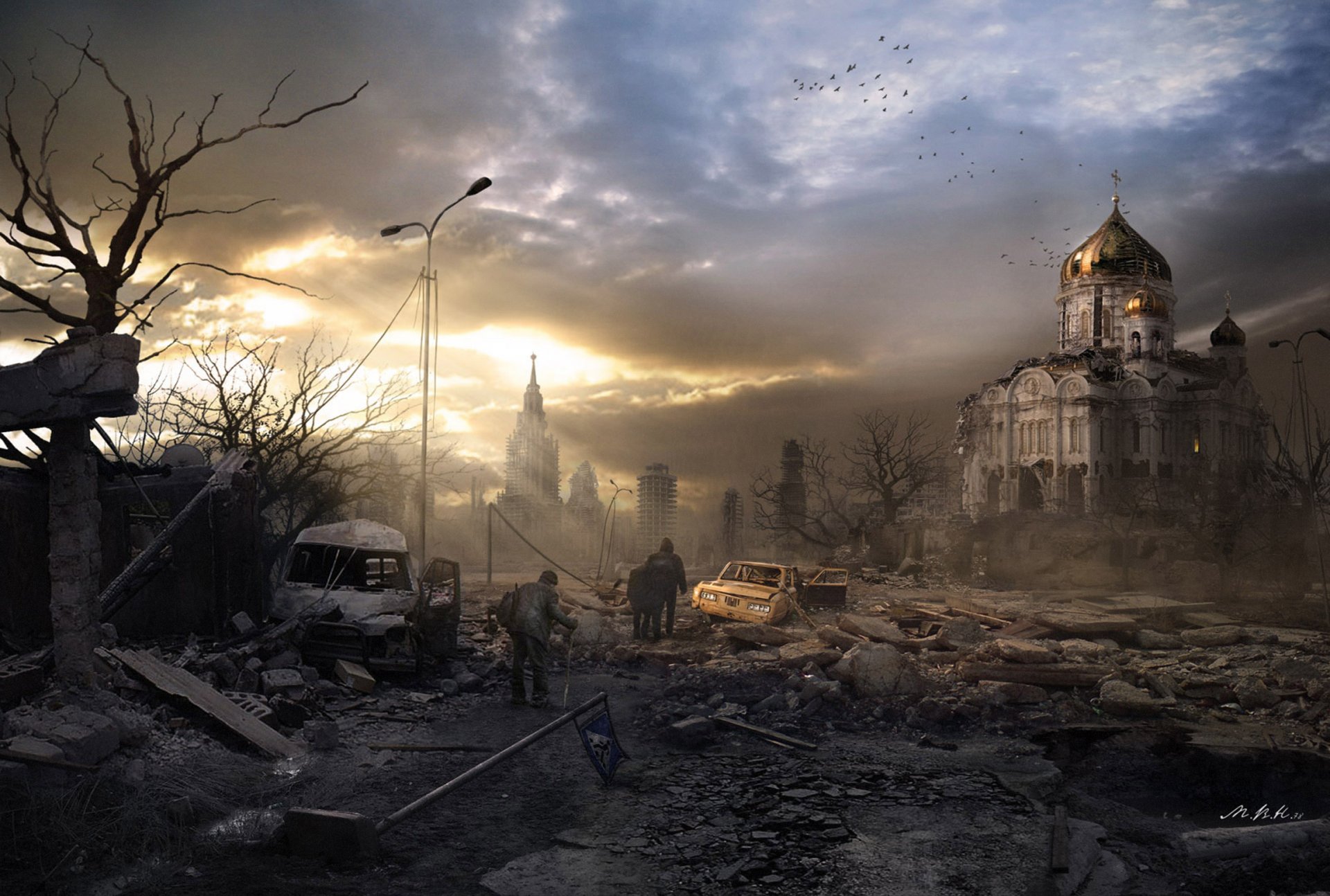 town moscow post art end of the world nuclear war