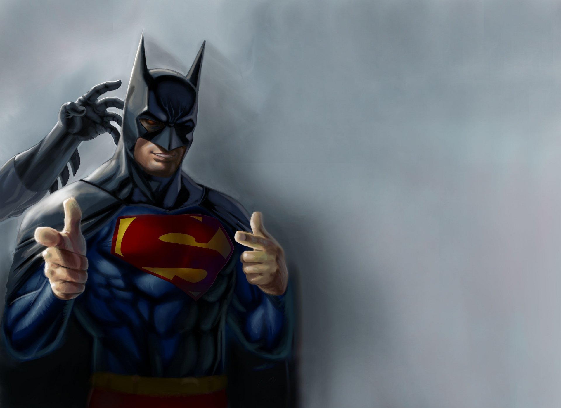 batman superman superheroes artwork humor