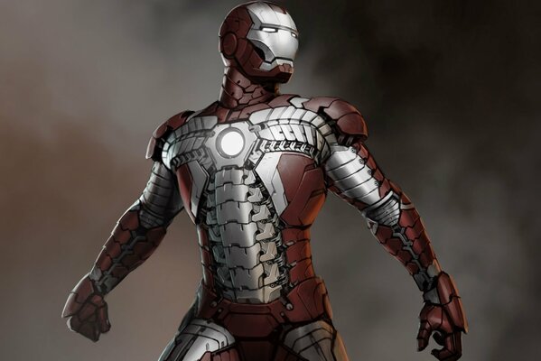 The Indestructible Iron Man from the comics