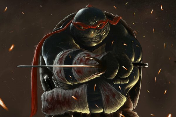 Las tortugas ninja Raphael Art