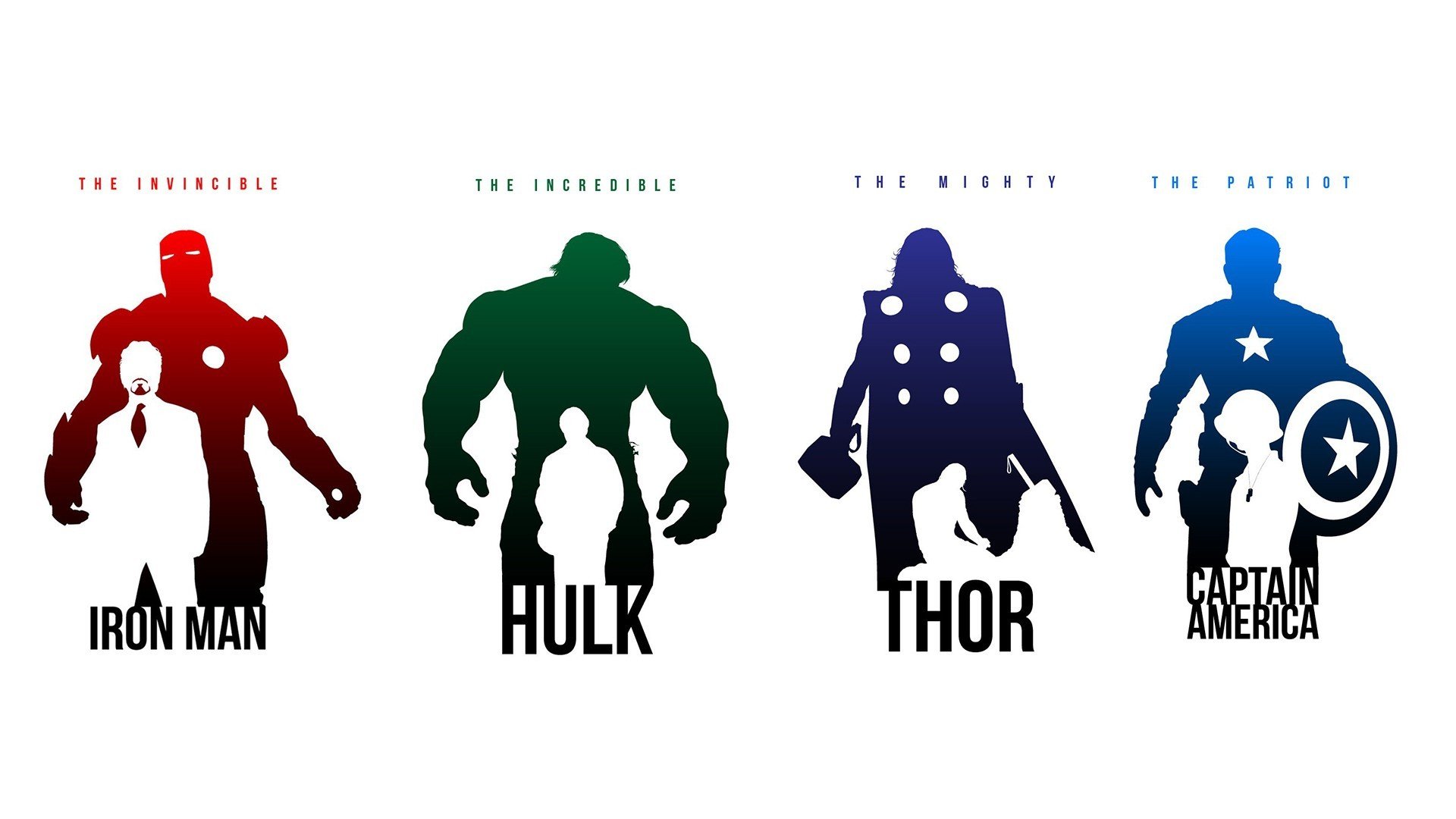 iron man hulk thor kapitan ameryka heroes