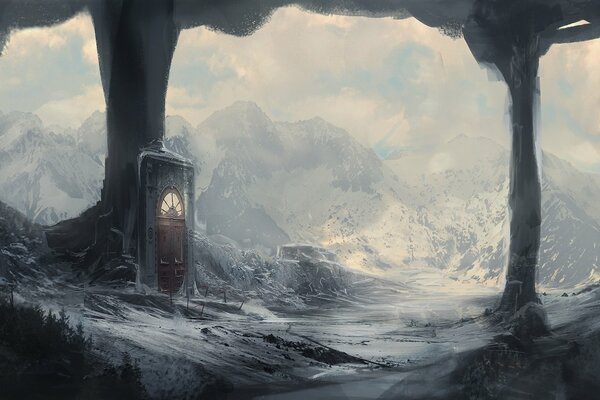 Winter Grotto - portal of fire and ice