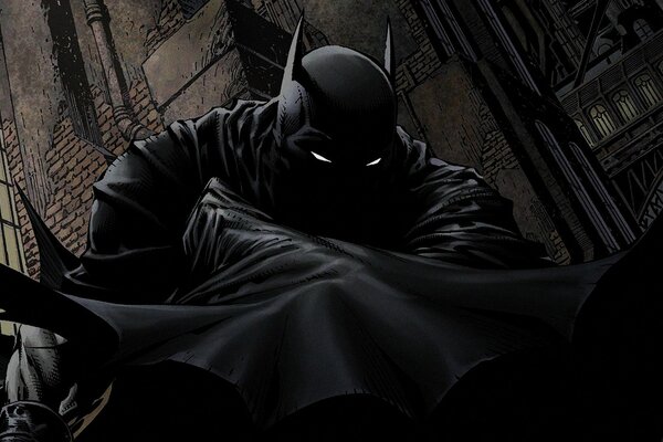 Art of Batman in the dark