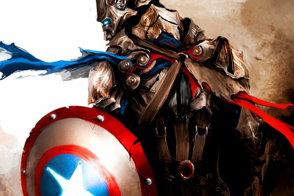 Medieval Captain America de Marvel The First Avenger