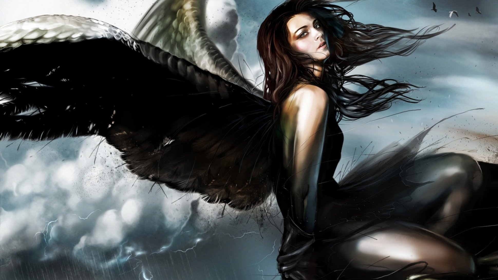 fantastique fantasy fille ailes ange