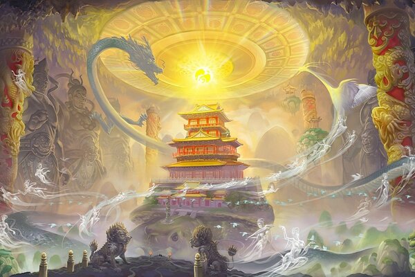 Dragon Temple, ghosts and spirits