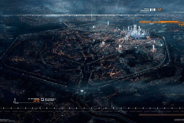 Città del futuro. Parigi di notte