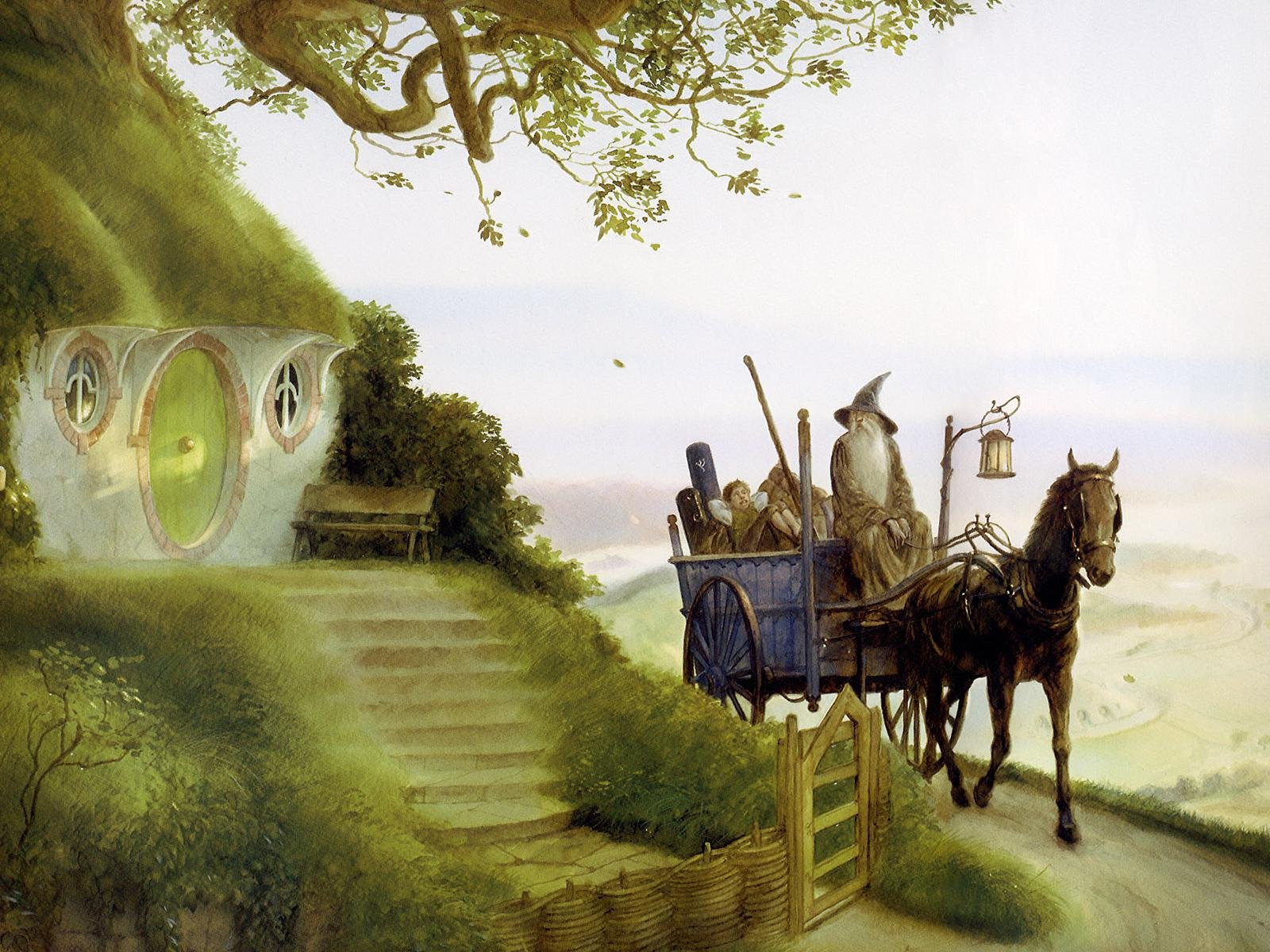 john howe gandalfs władca pierścieni gendalf hobbit frodo