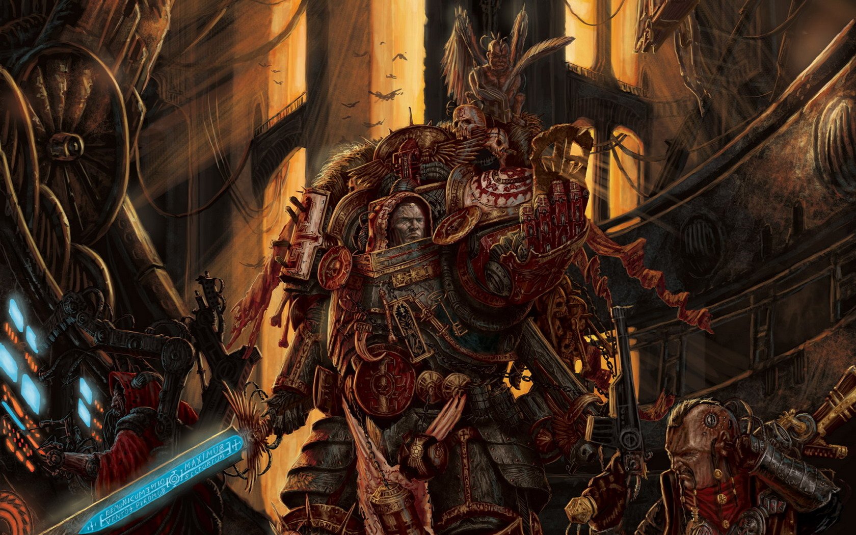 warhammer 40k kommandant techniker kathedrale schwert