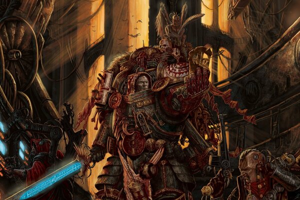 Kommandant mit Schwert aus warhammer