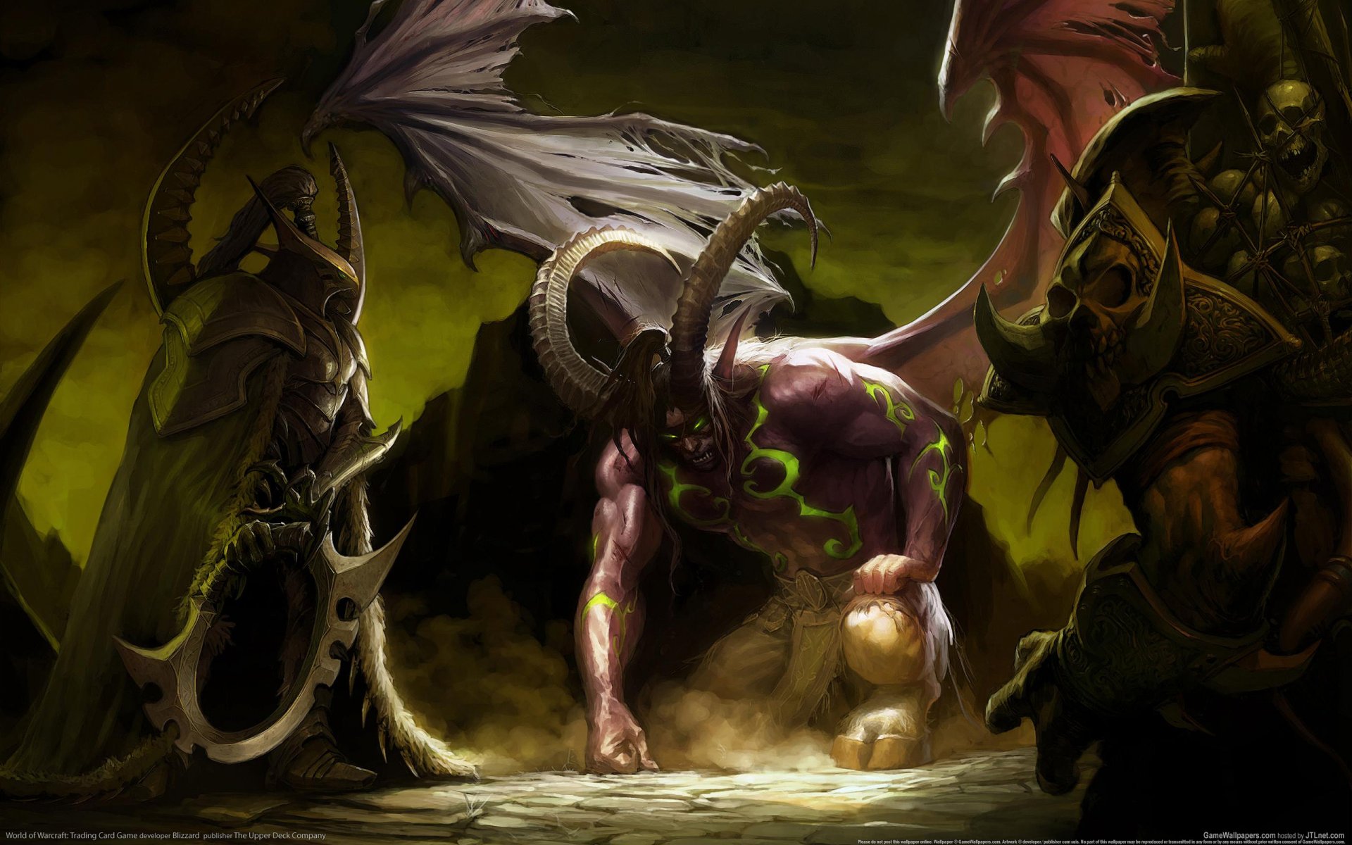 illidan features devil wow world of warcraft