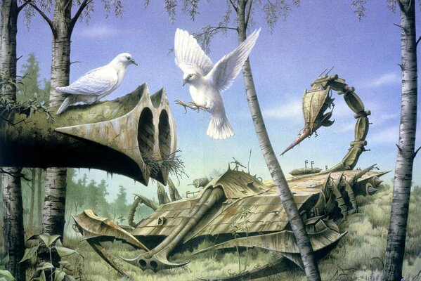 Rodney Matthews, el mundo en el pasado