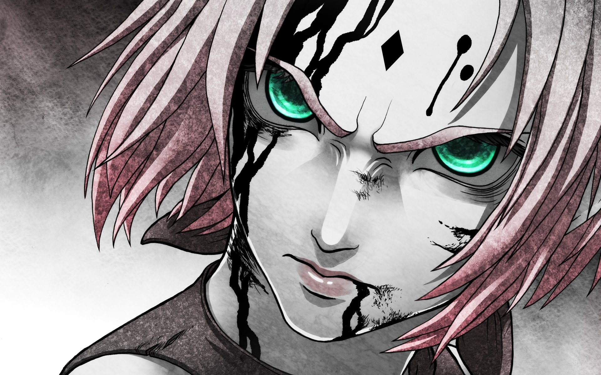 akura naruto art face girl anime sakura haruno