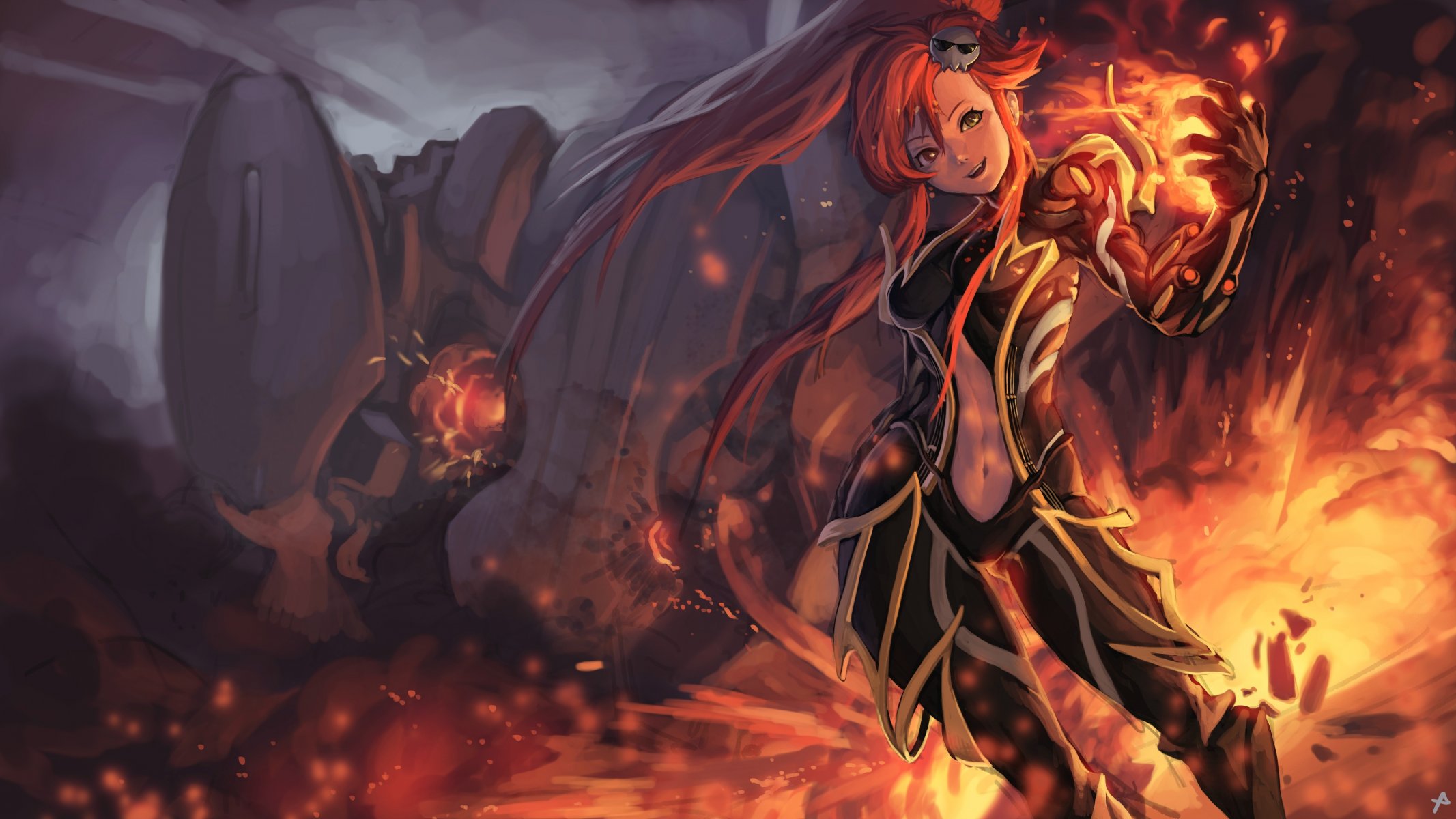 arte penett tengen toppa gurren lagann warframe brace prime yoko littner ragazza fuoco