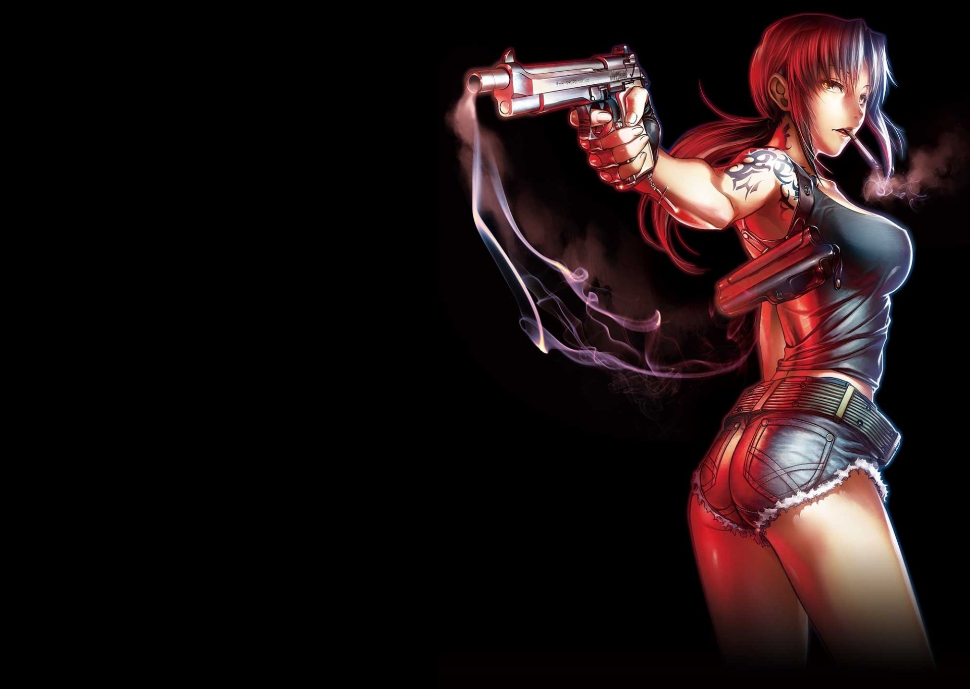 anime art fille hiroe rey revy black lagoon