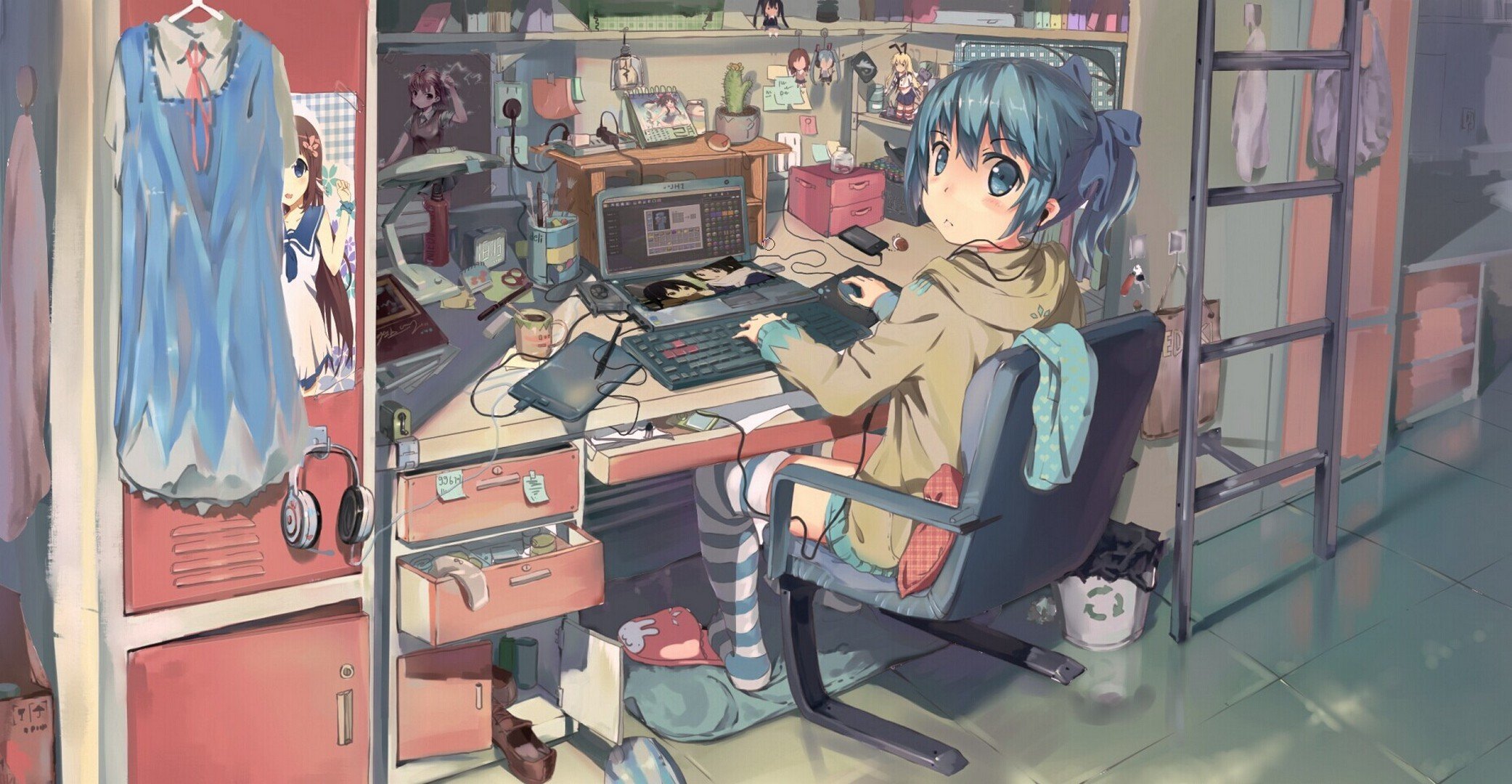 art zhongye yu k-on kantai collection nagi nie asukara w aru kagaku nie rail gun w aru majutsu nie indeks touhou vocaloid akiyama mio hakurei reimu hatsune miku misaka mikoto mukaido manaka nakano azusa dziewczyna laptop przewody figurki plakaty ani