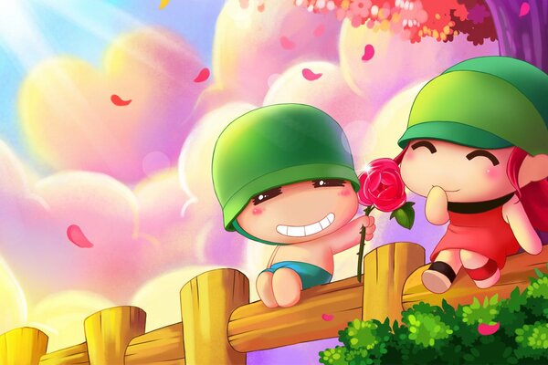 Anime picture happy Valentine s Day