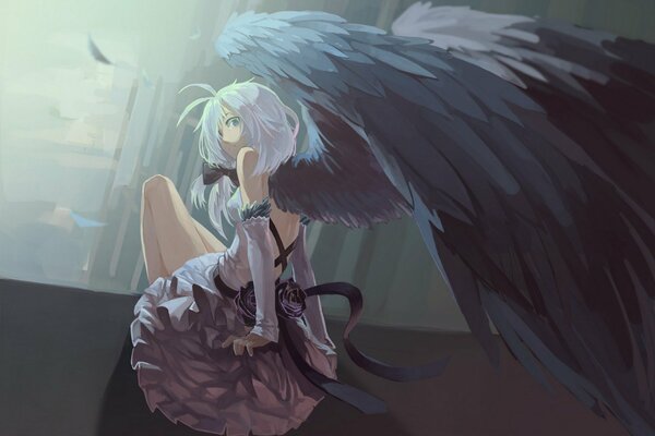 Arte con Anime Angel Girl