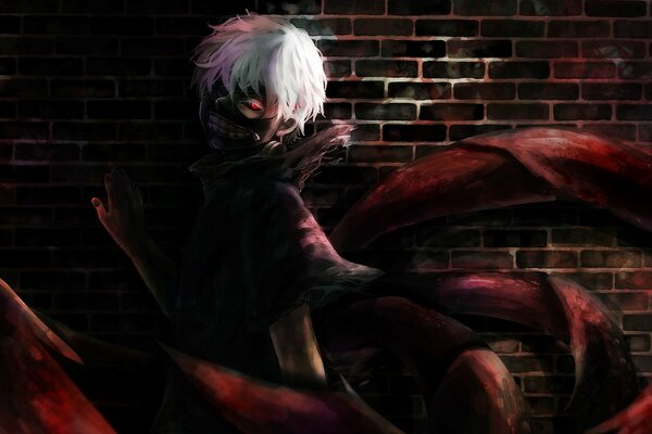 Personaje enmascarado del anime Tokyo Ghoul