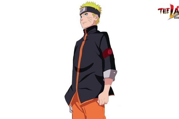 Naruto Anime Wallpaper auf weißem Hintergrund